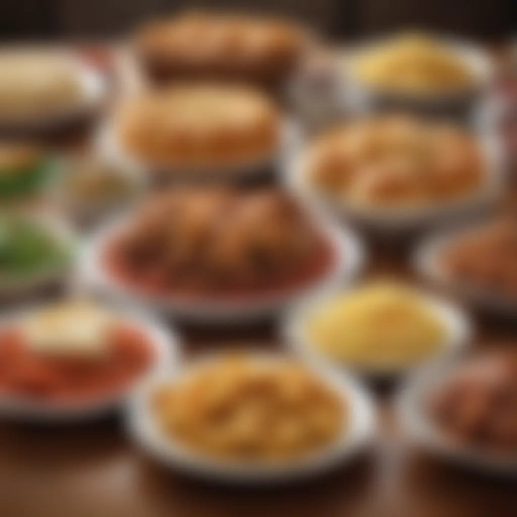 A selection of Bob Evans' signature comfort food dishes