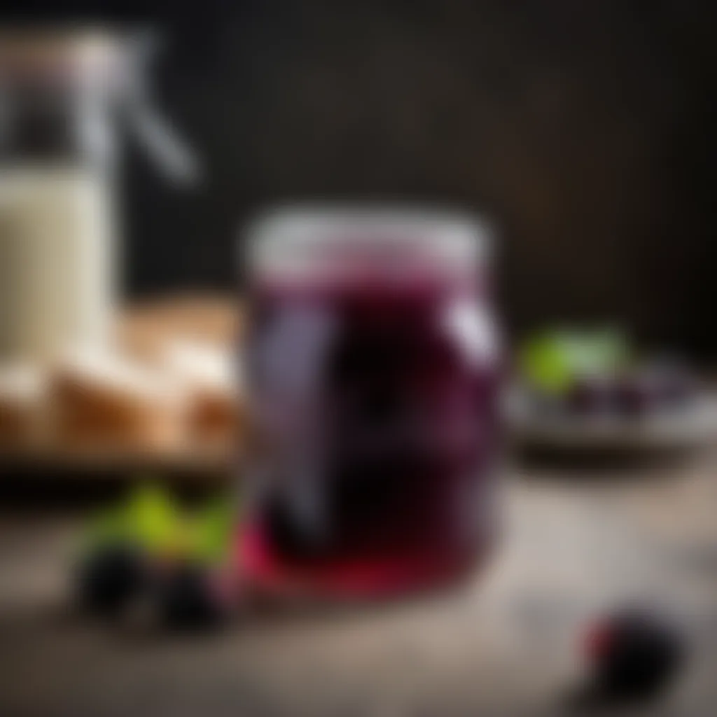 Jar of Homemade Bramble Jelly