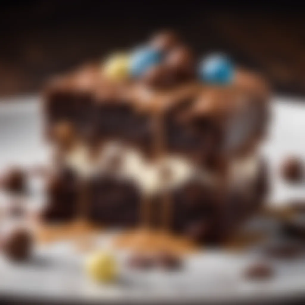 Decadent Brownie Nestling Malted Milk Balls Decadent Brownie Nestling Malted Milk Balls