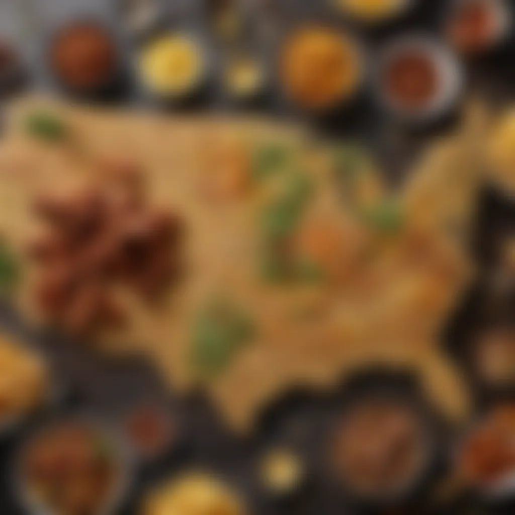 Regional Flavor Influences A regional map highlighting flavor influences at Buffalo Wild Wings