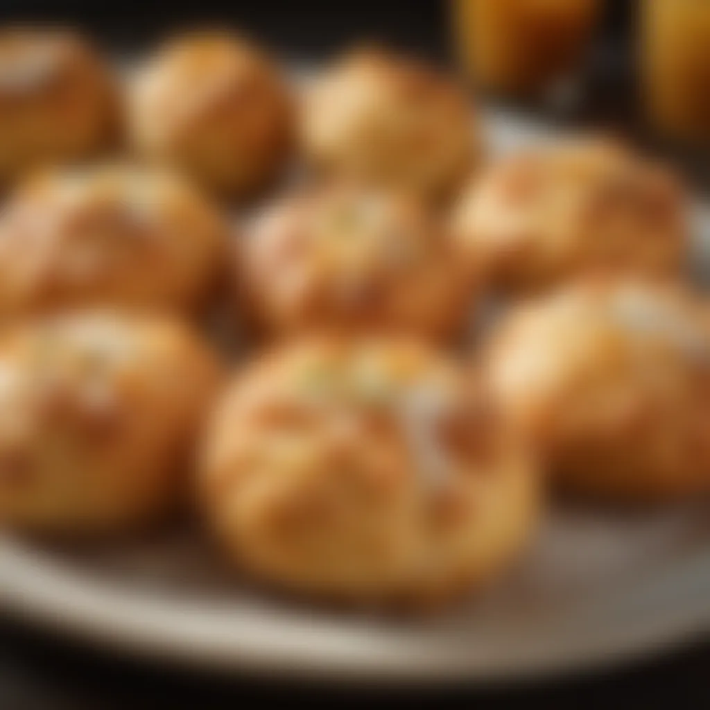 Bunuelos Served on Elegant Platter