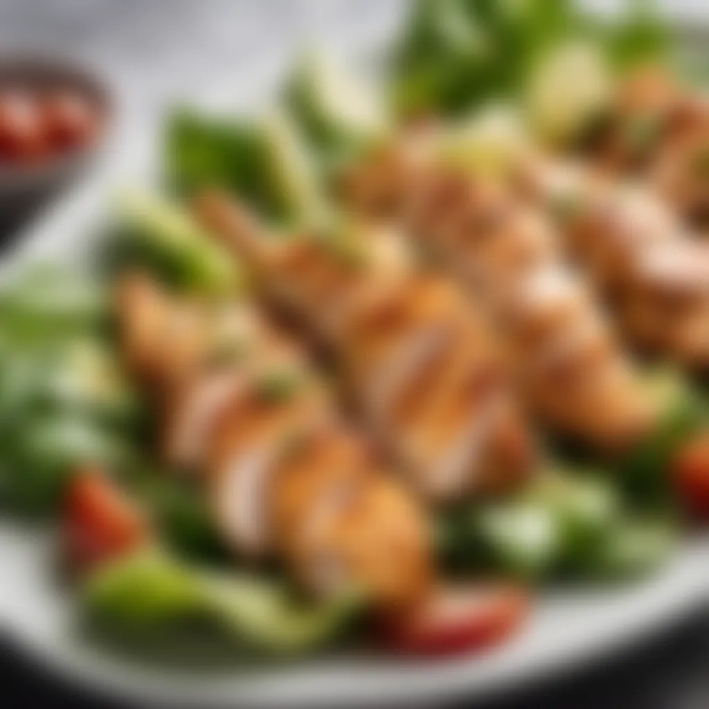 Delight in Golden Brown Grilled Chicken Strips Golden Brown Grilled Chicken Strips