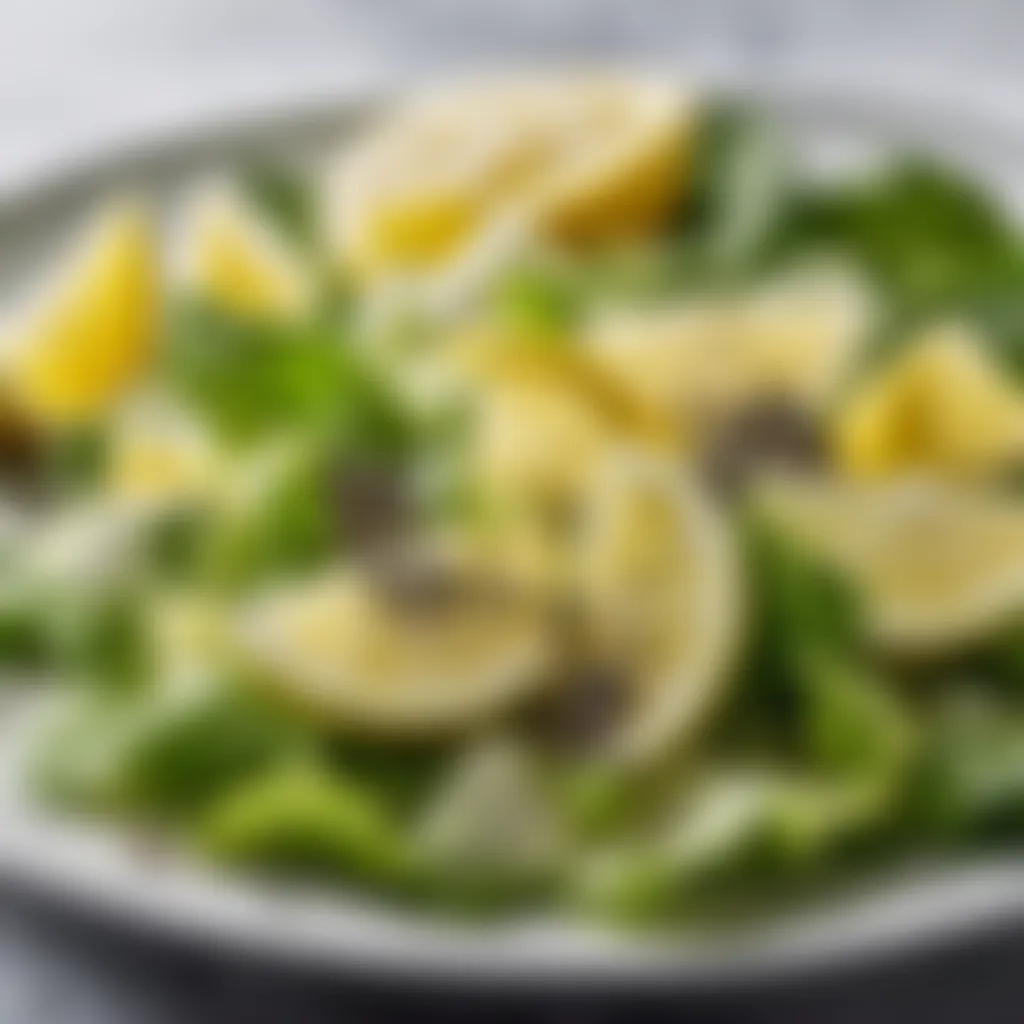 Enhance with Zesty Lemon Wedges and Freshly Ground Black Pepper Zesty Lemon Wedges and Freshly Ground Black Pepper
