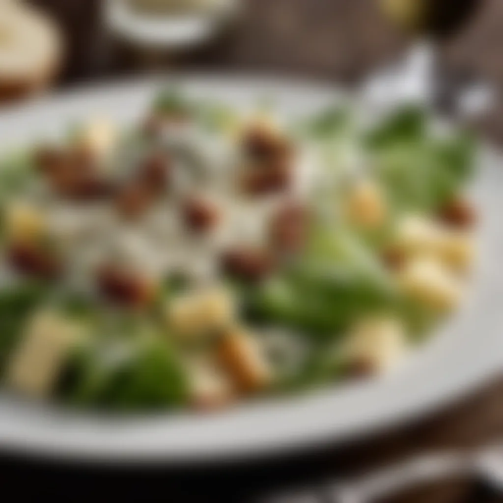 Indulge in Creamy Parmesan Cheese and Anchovy Dressing Creamy Parmesan Cheese and Anchovy Dressing