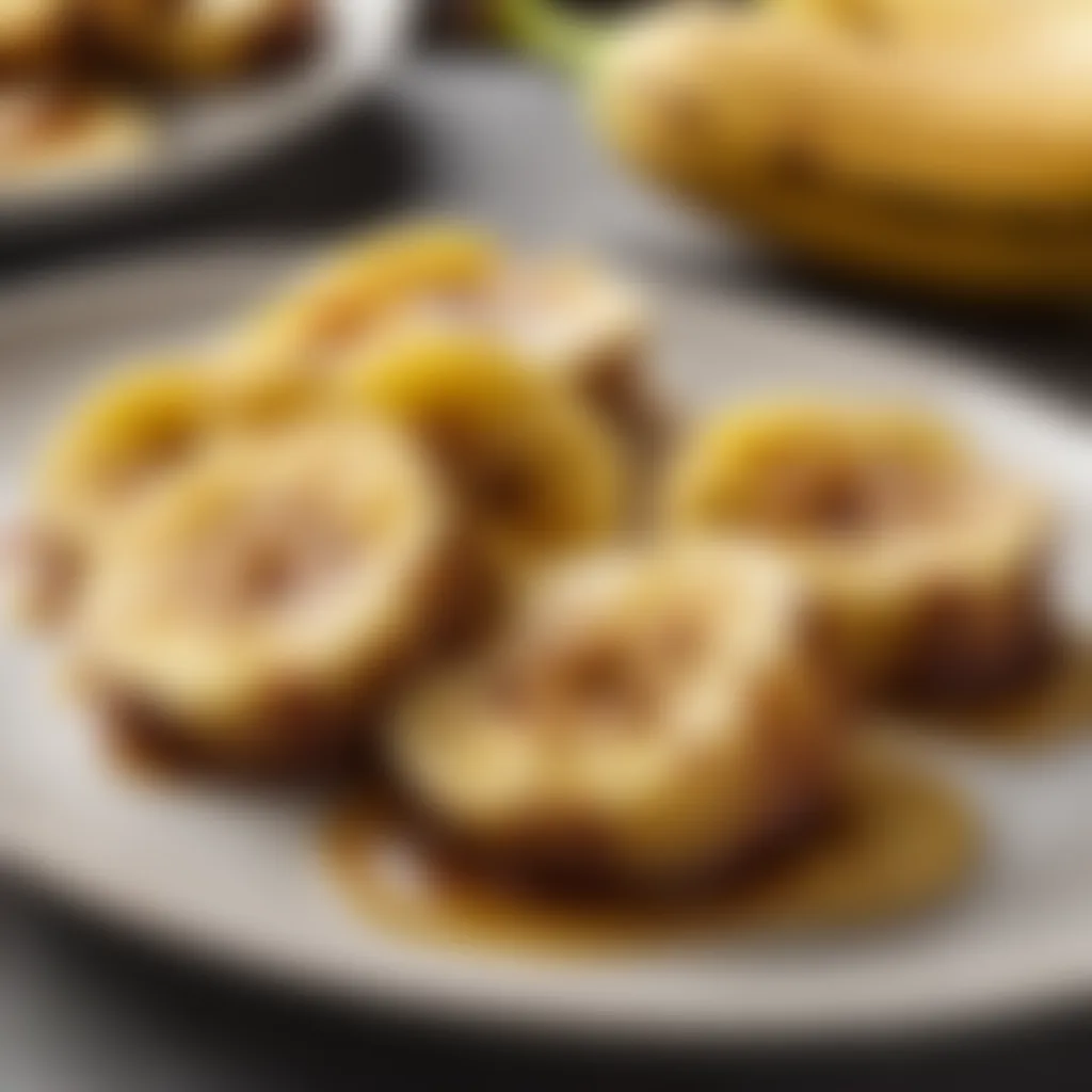 Caramelized Banana Slices Caramelized Banana Slices