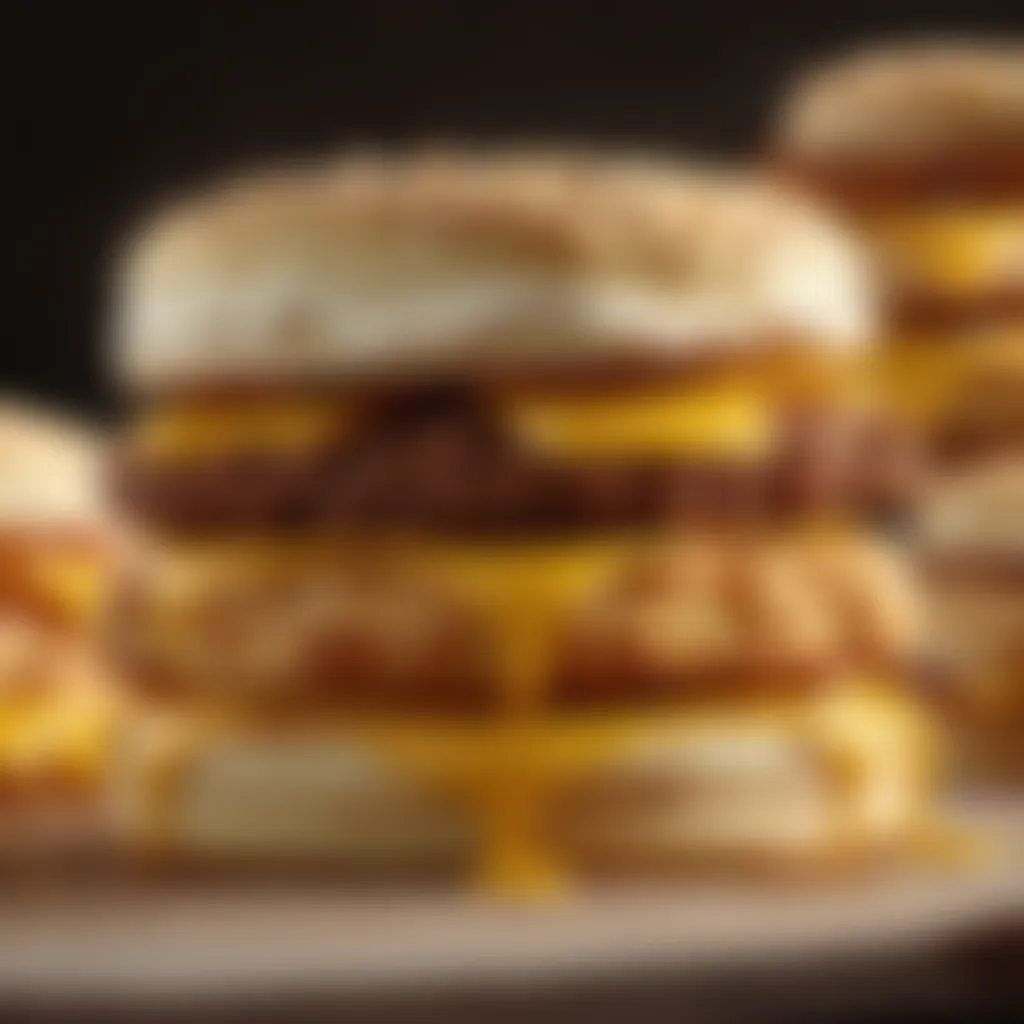 Flaky Layers of Carls Jr Biscuits