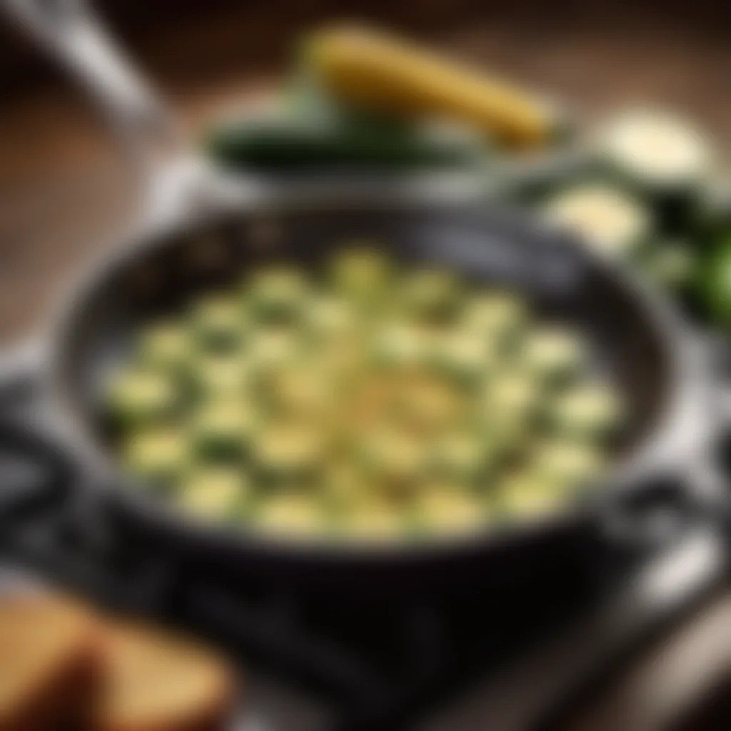 Frying Pan with Zucchini