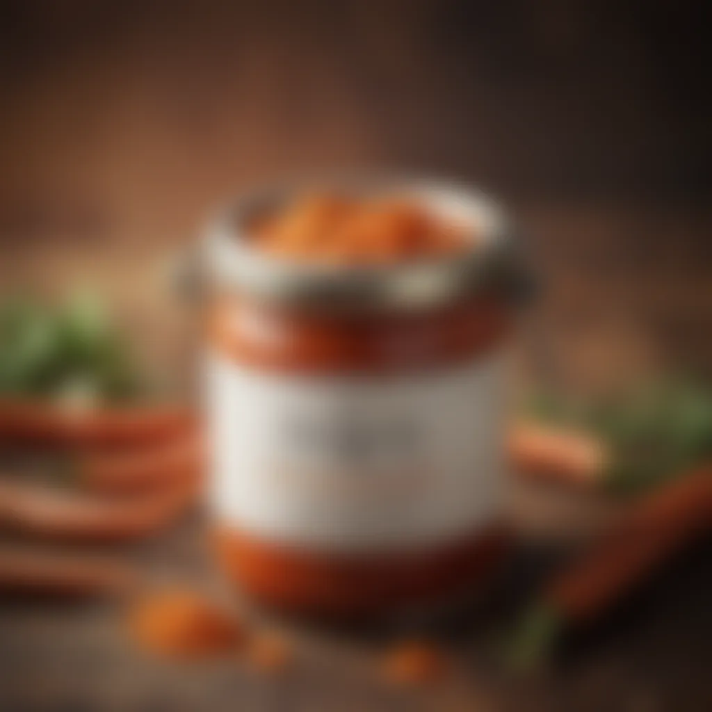 Smoked paprika in a vintage spice jar