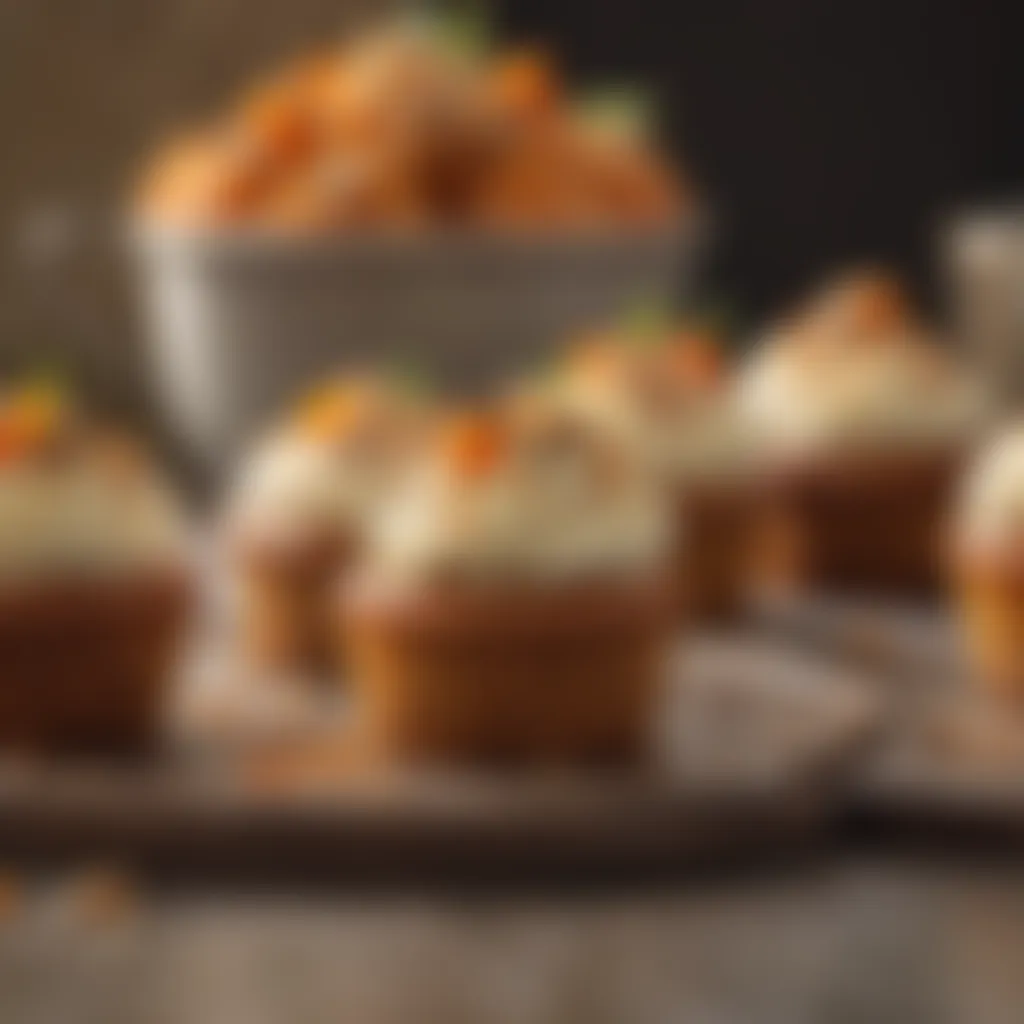 Decadent Carrot Cake Cheesecake Cupcakes