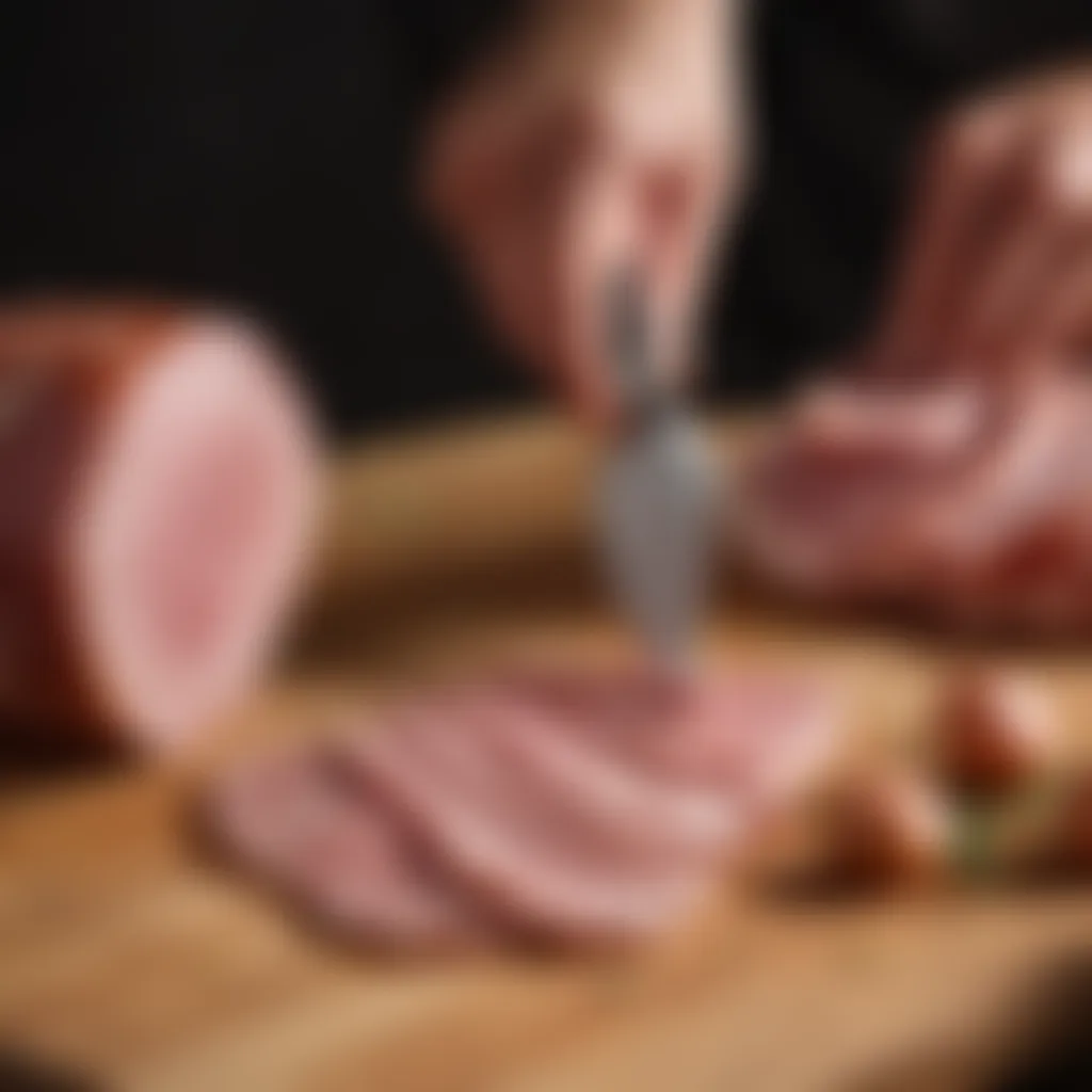 Carving Knife and Carando Spiral Ham