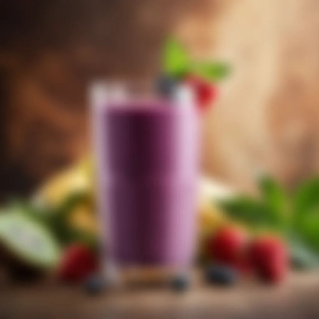 CBD-infused smoothie