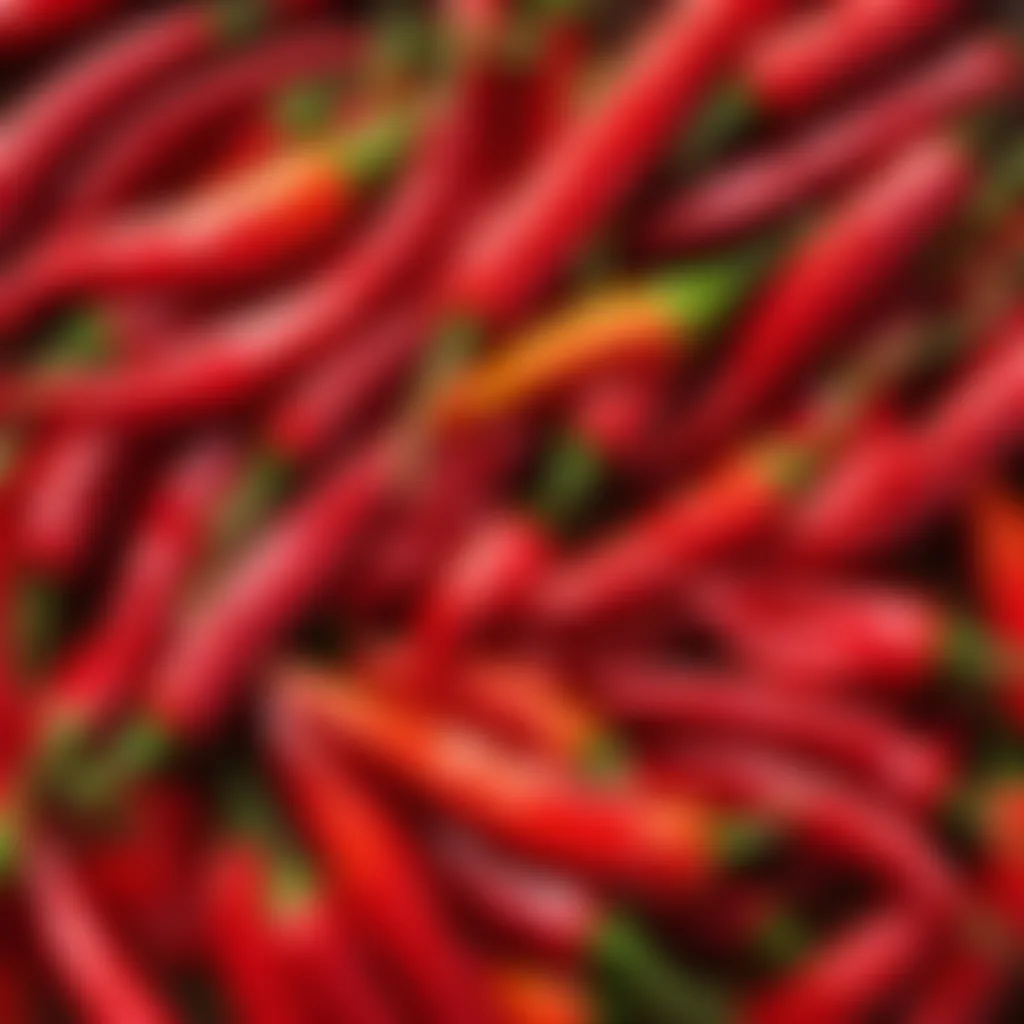 Selection of Fresh Chilli Peppers