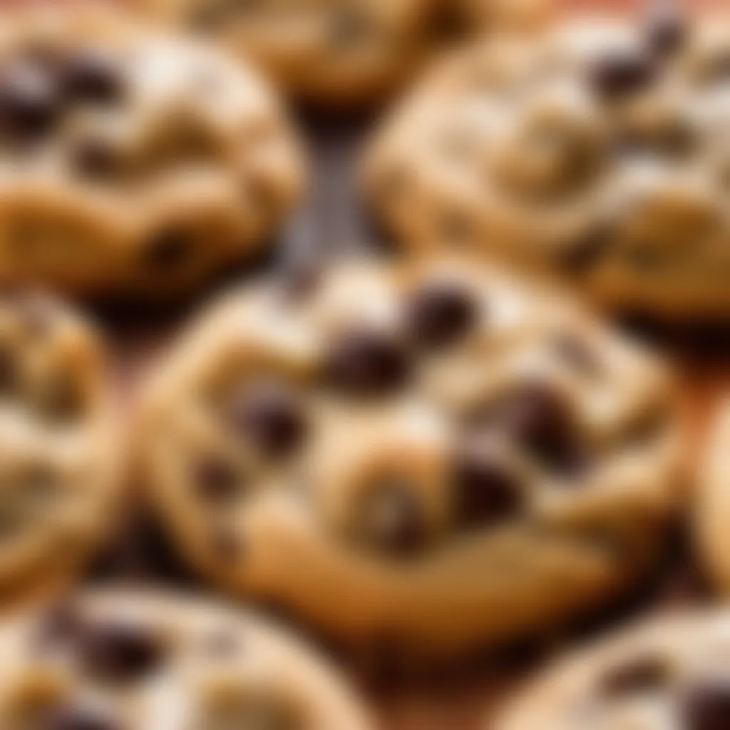 Close-up of Chocolate Chip Cookie Dough