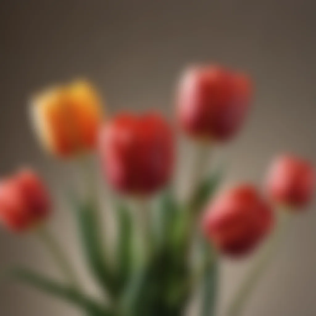 Tulips: Expressions of Care and Warmth A thoughtful gift of tulips reflecting care and warmth