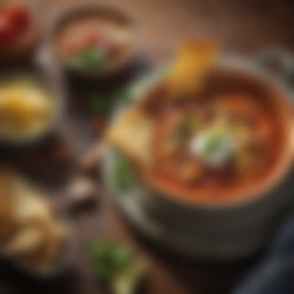 Chorizo-infused Tortilla Soup Elegance