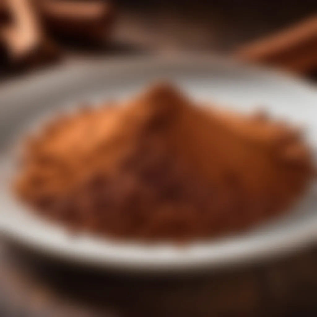 Freshly Ground Cinnamon Powder