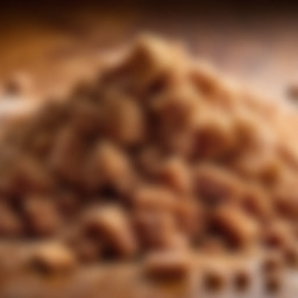 Close-up of cinnamon sugar mixture