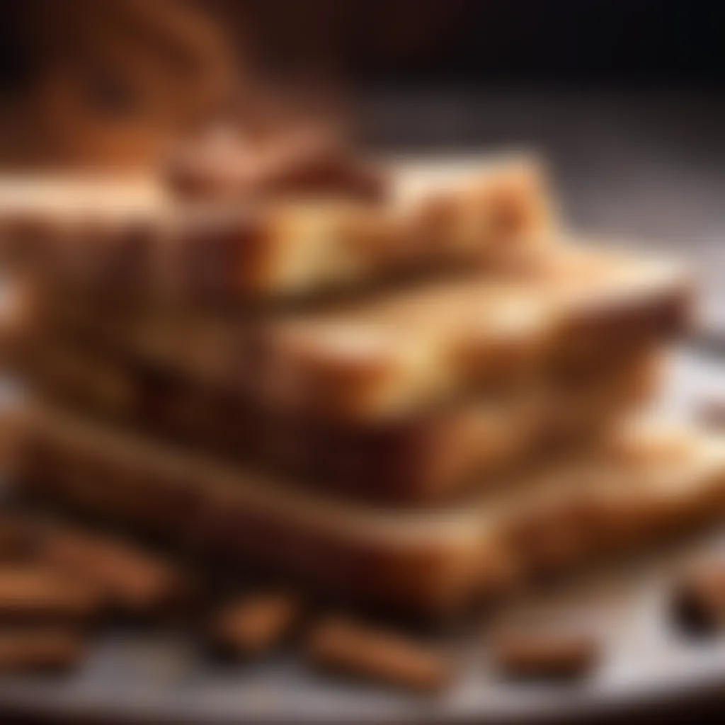 Crunchy Elegance: Toasted Cinnamon Crust Elegant Toasted Cinnamon Crust