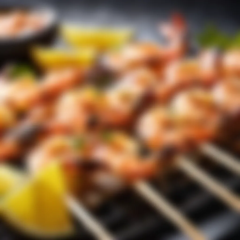 Citrus Marinated Grilled Shrimp Skewers