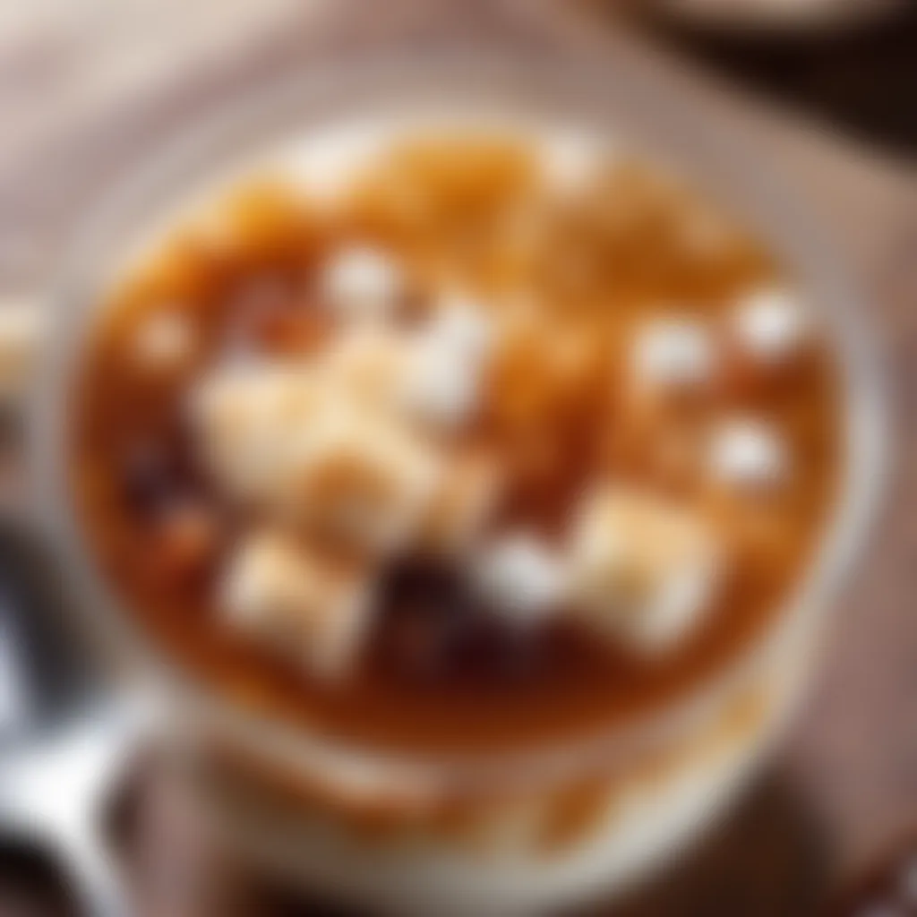 Captivating Close-up of Taho Silky Smoothness