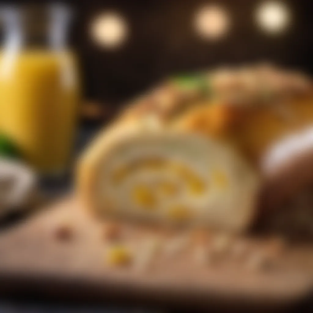 Cob Loaf Stuffed with Savory Filling Cob Loaf Stuffed with Savory Filling