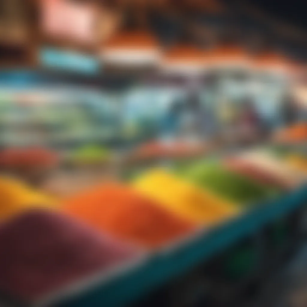 Colorful Djerma Market