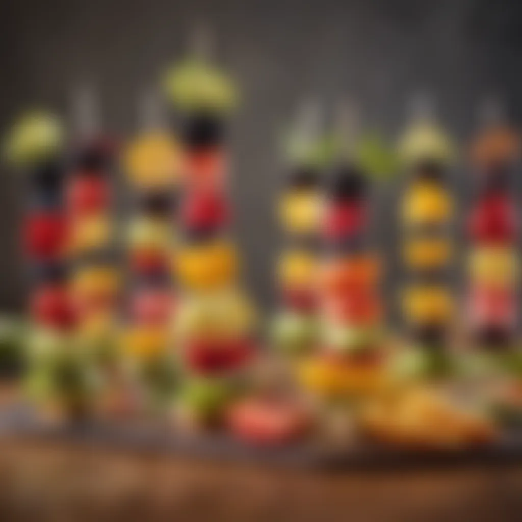 Colorful Fruit Kabobs for Kids