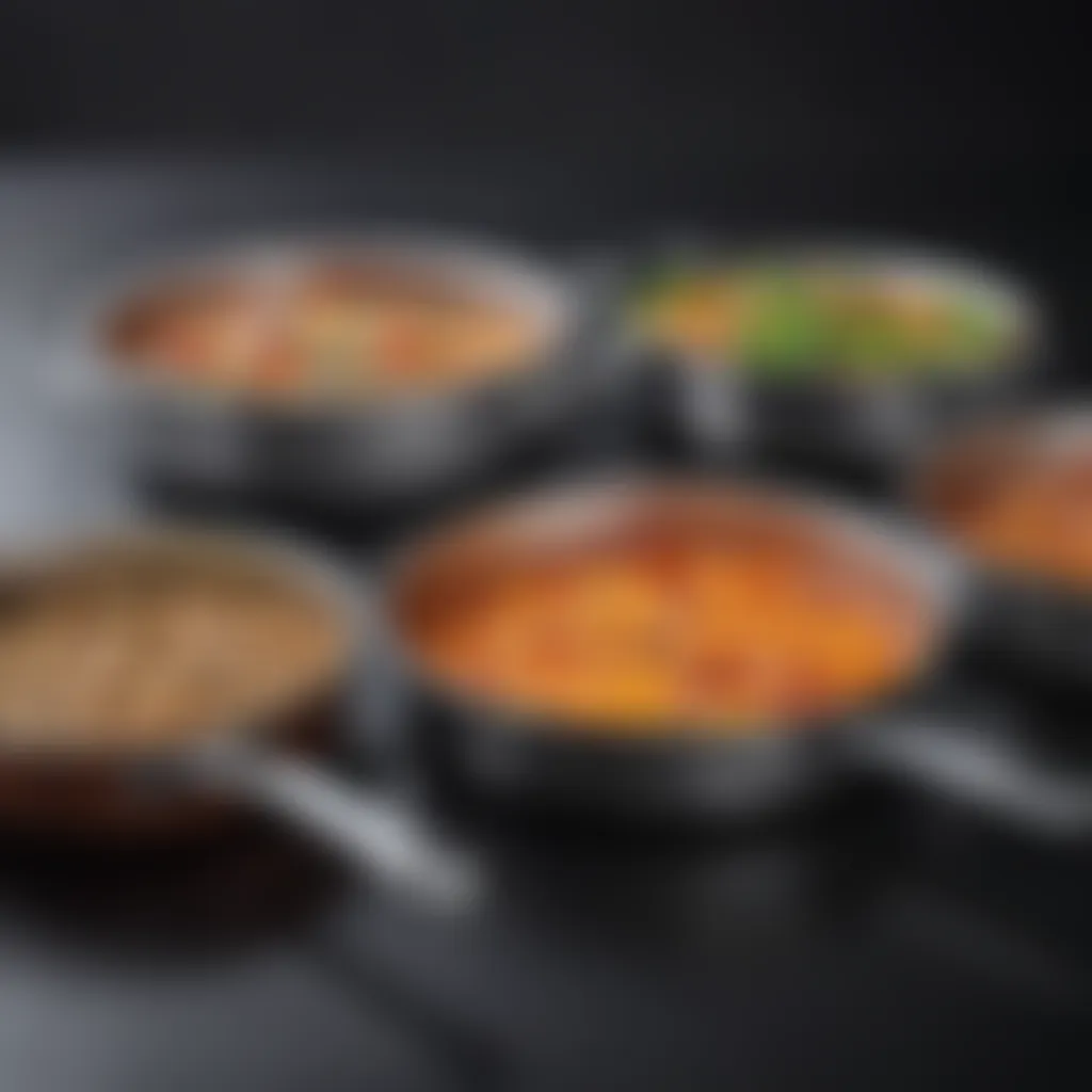 Comparison of stainless steel and other materials in cookware