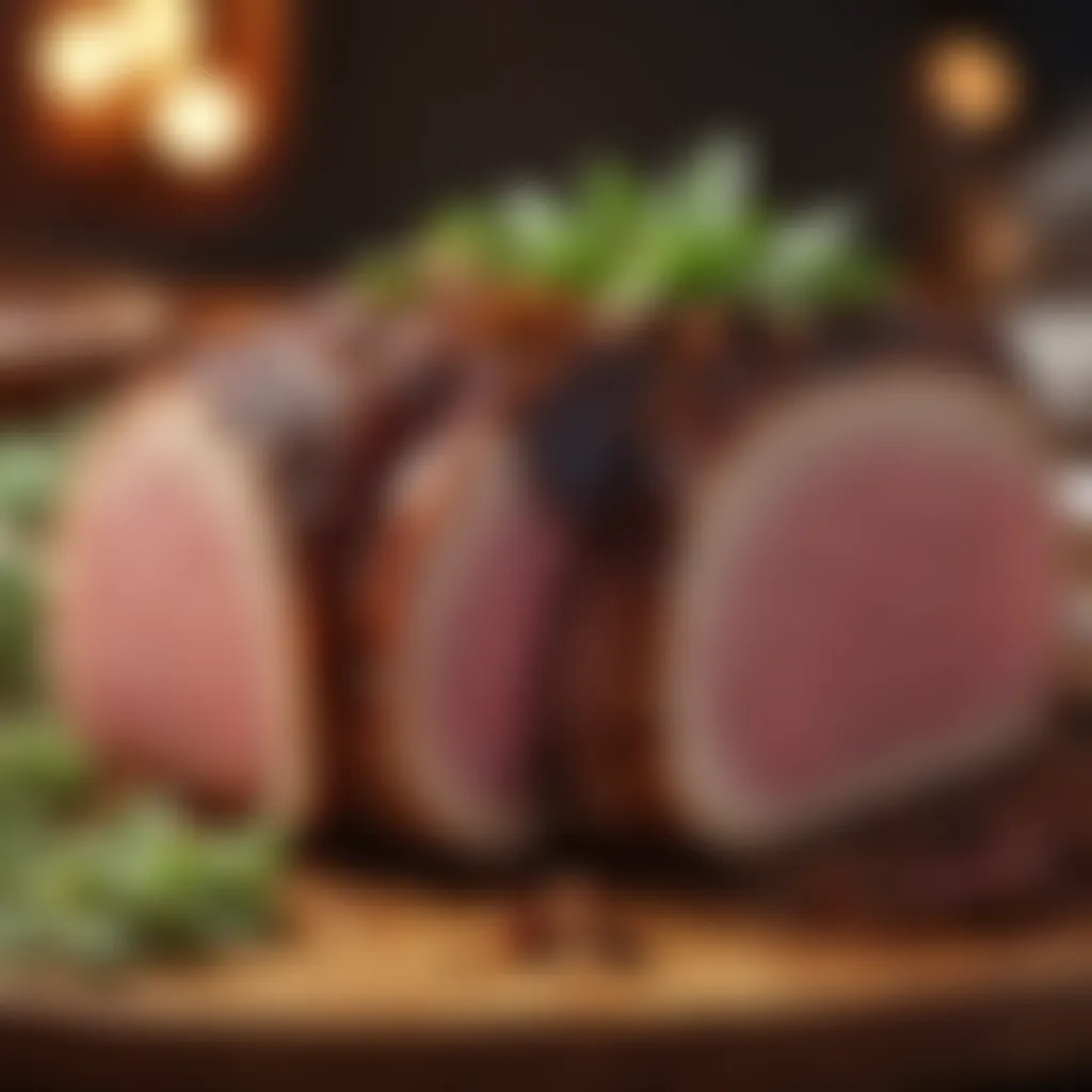 Succulent Roast Slices Succulent Outside Round Roast Slices