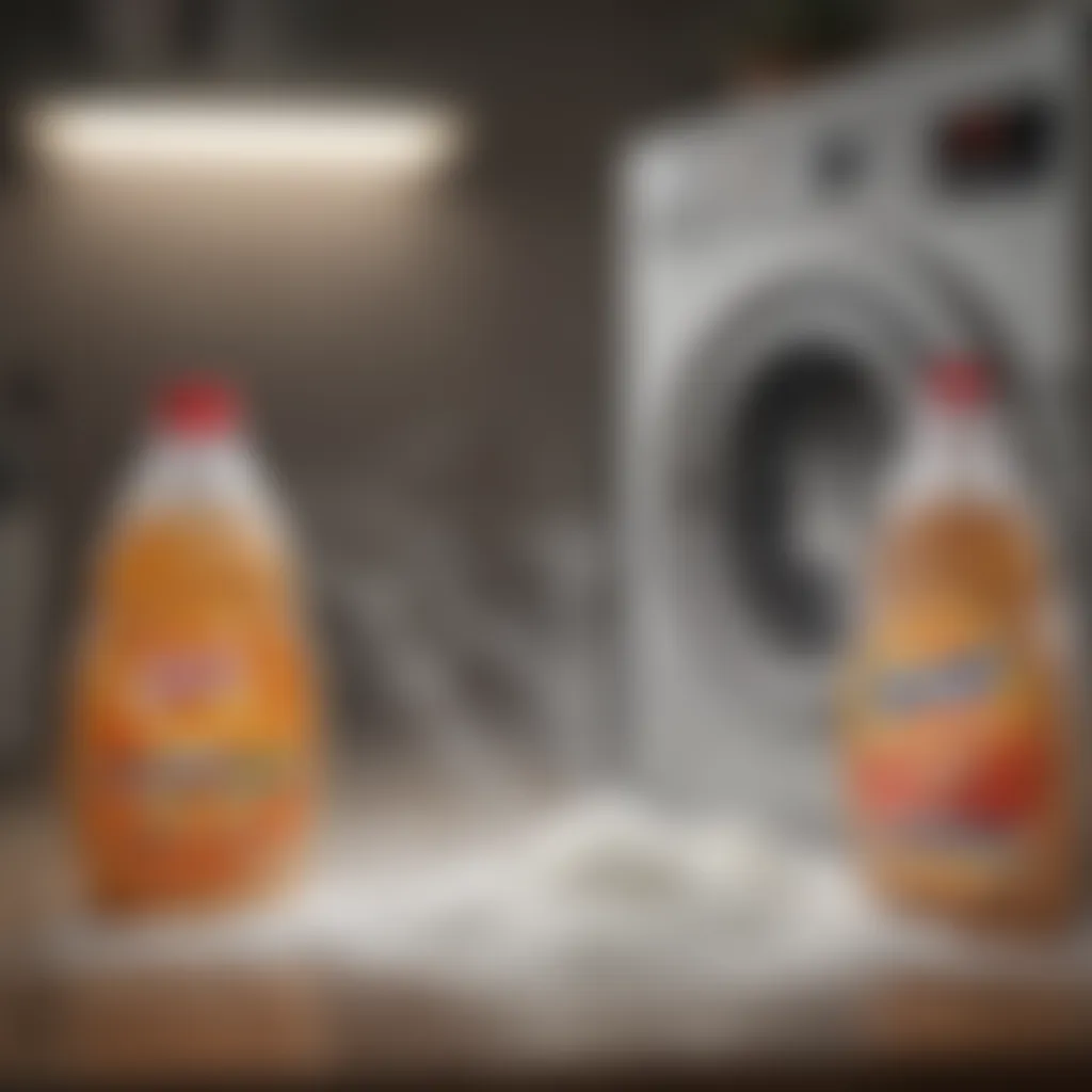 Visual representation of concentrated vs. regular detergents