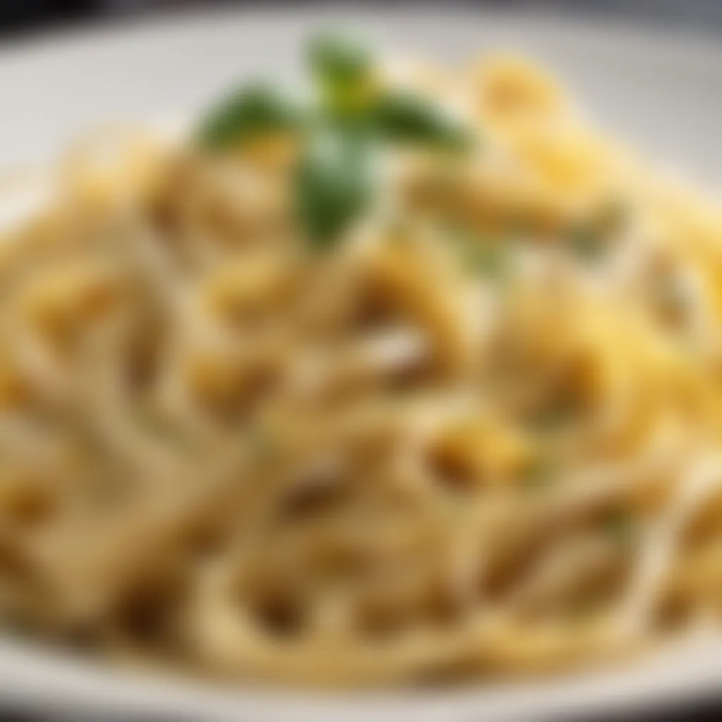 Cooked Fettuccine Pasta Cooked Fettuccine Pasta