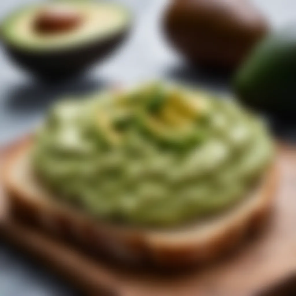 Atta Bread with Avocado Spread