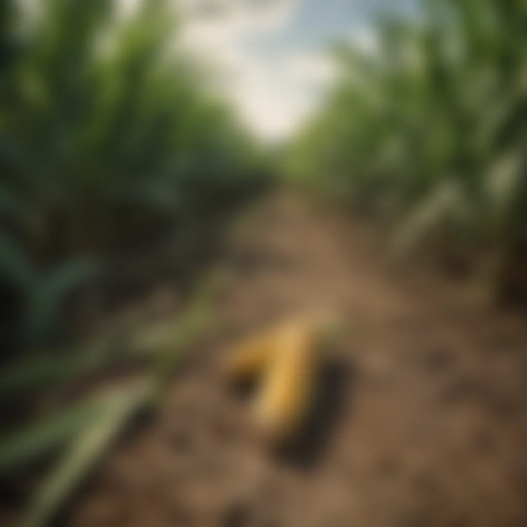 Traditional corn field in Central America