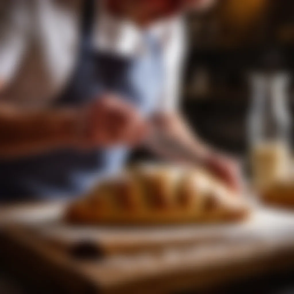 Making Cornish pasty dough