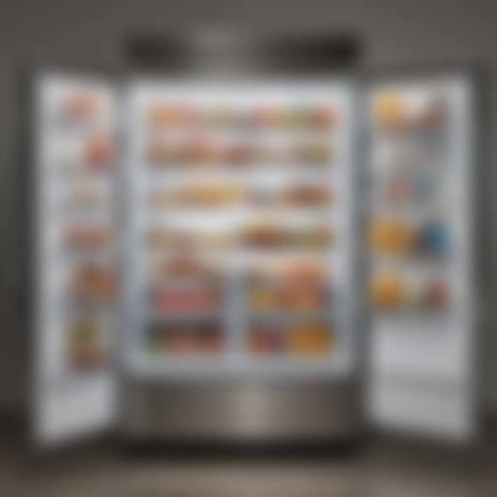 Showcase of Costco's commercial refrigerator models