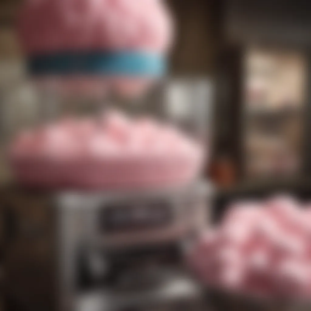 Maintenance of cotton candy machines