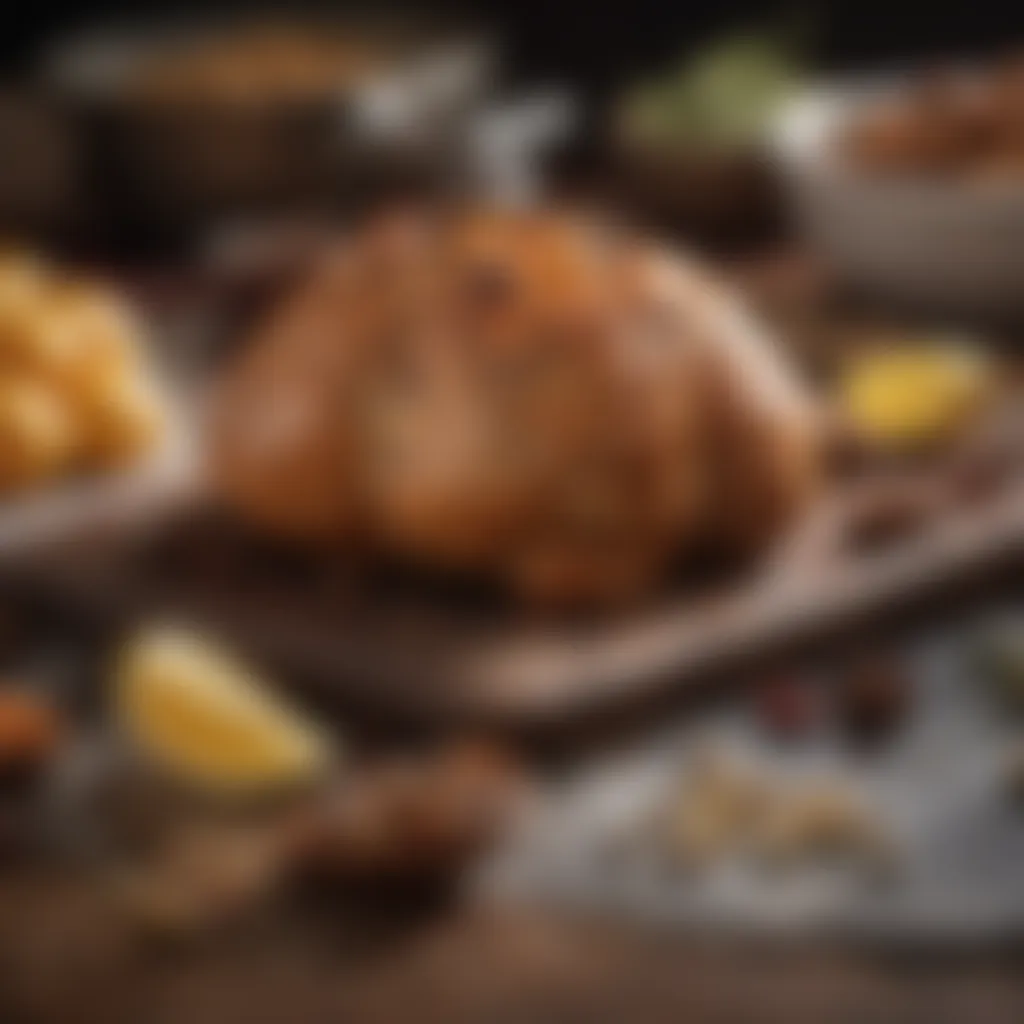 A selection of spices and ingredients used in sweetbread preparations