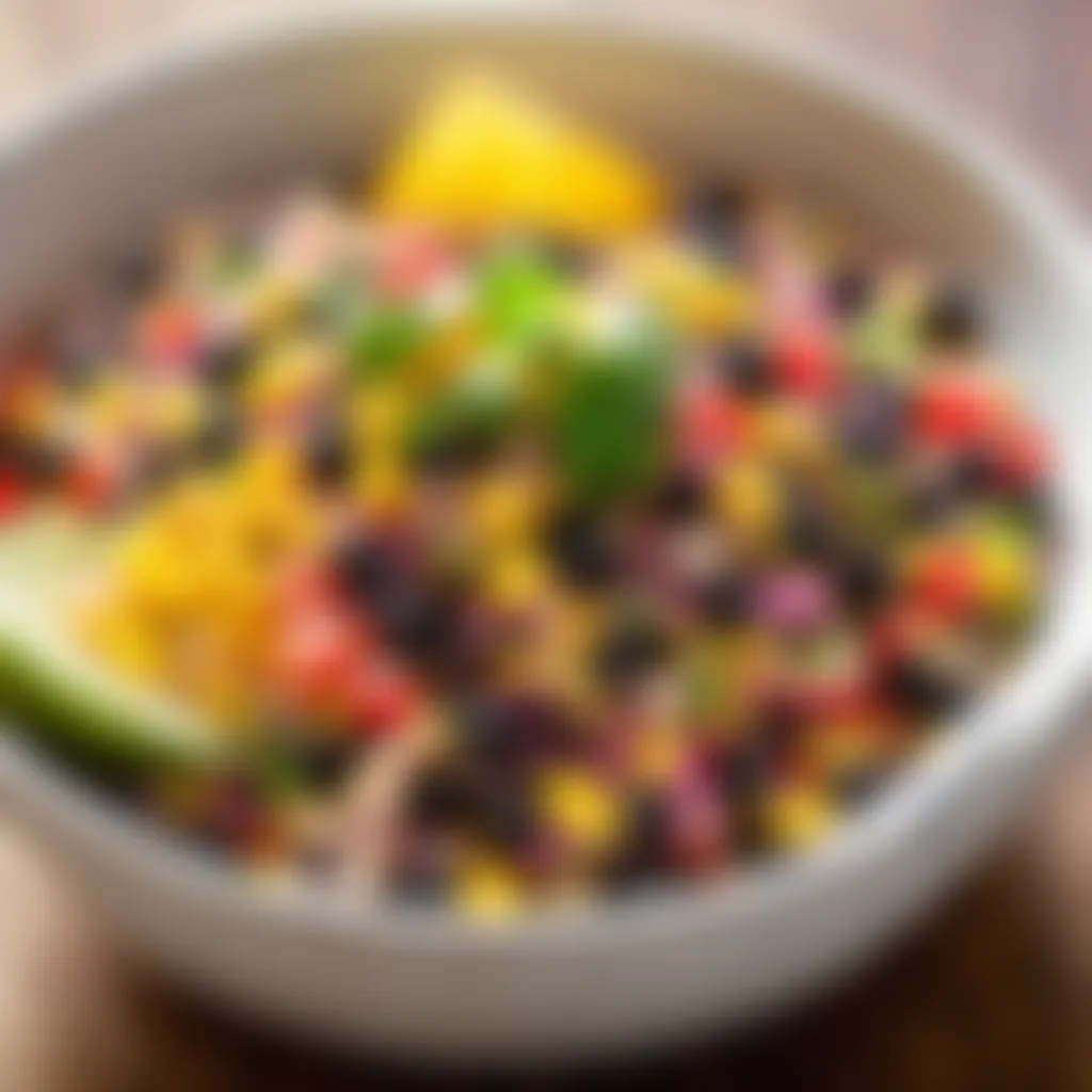 Cowboy Caviar Recipe - Colorful Presentation Cowboy Caviar Recipe - Colorful Presentation