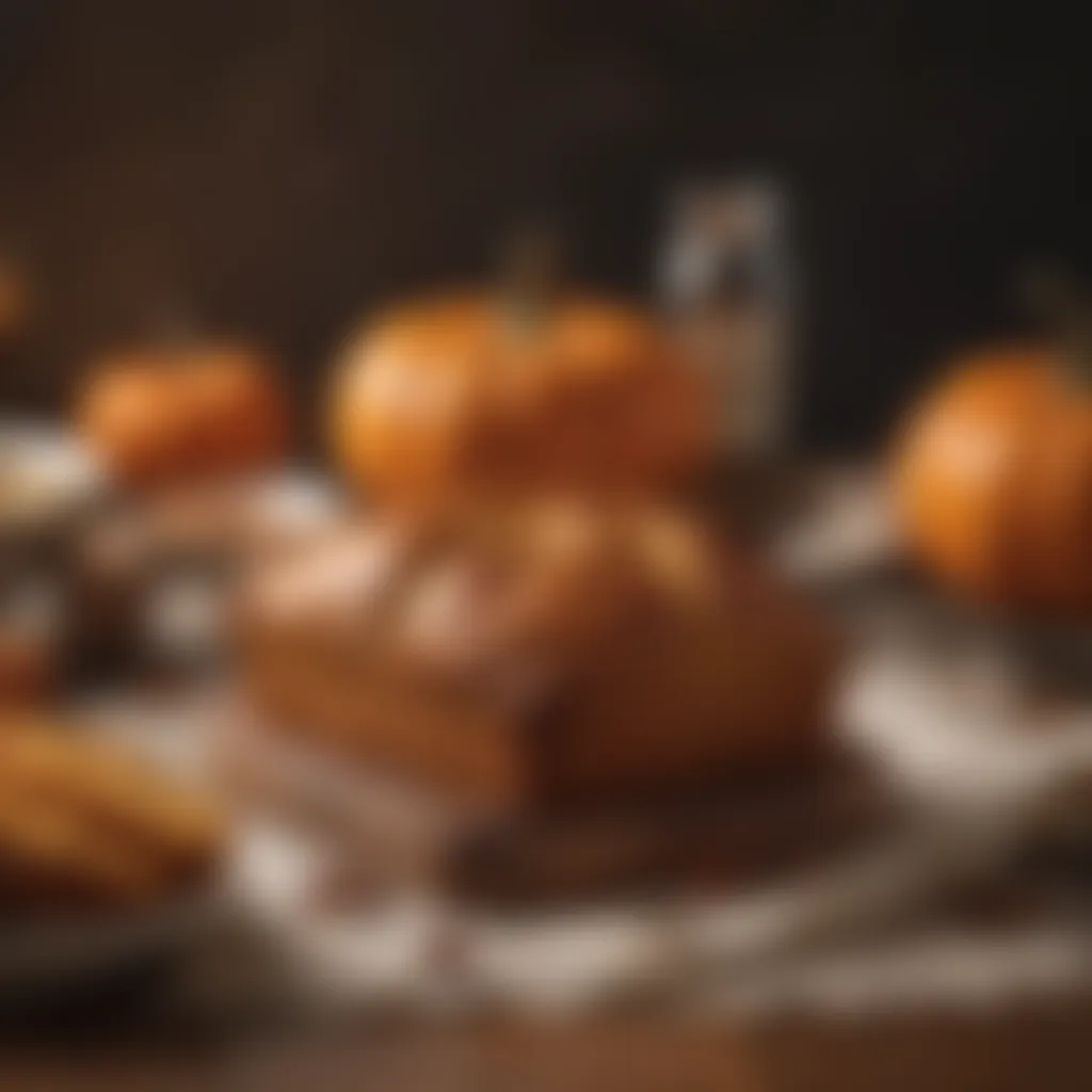 Cozy Amish Pumpkin Bread Baking Scene