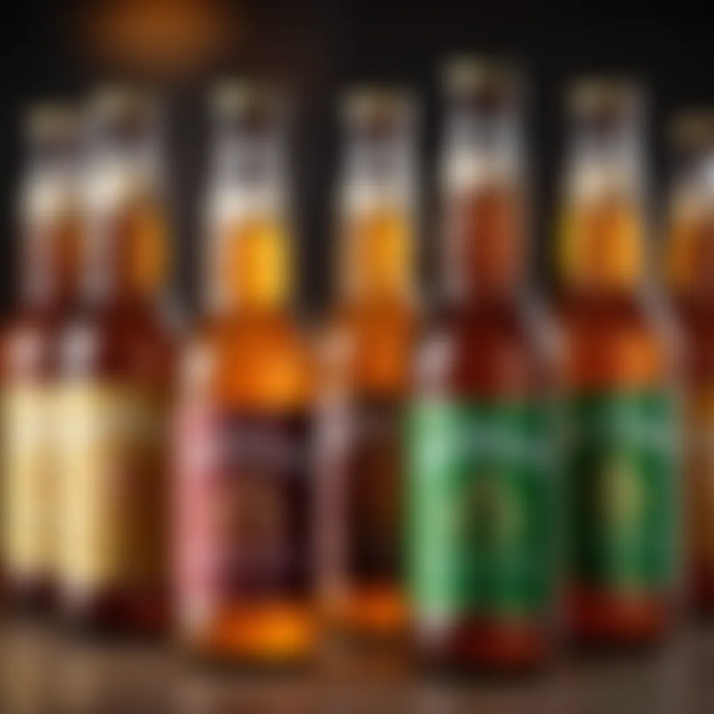 Beautifully Bottled IPA IPA bottles lined up