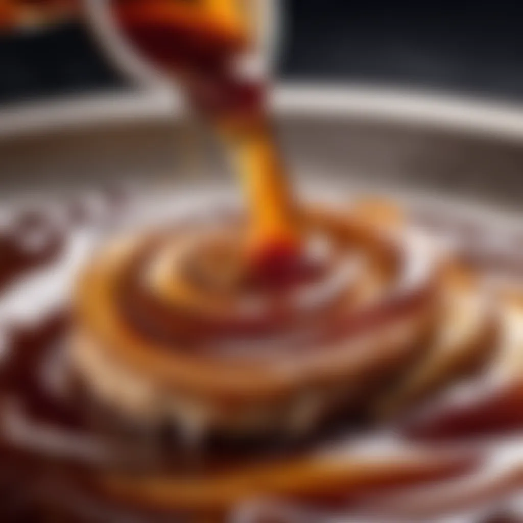 Vinegar meets sweetness in a swirl