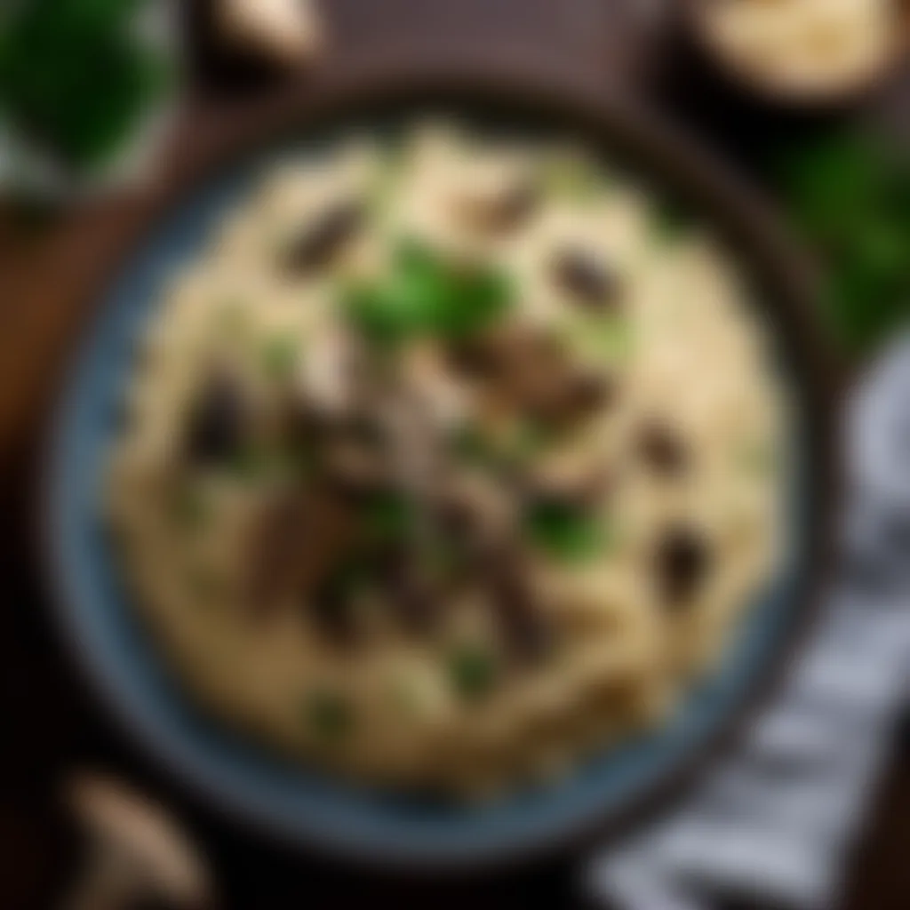 Creamy Anlene Risotto with Wild Mushrooms