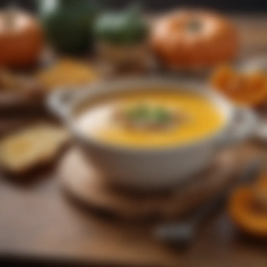 Silky Smooth Consistency Creamy Blended Pumpkin Soup