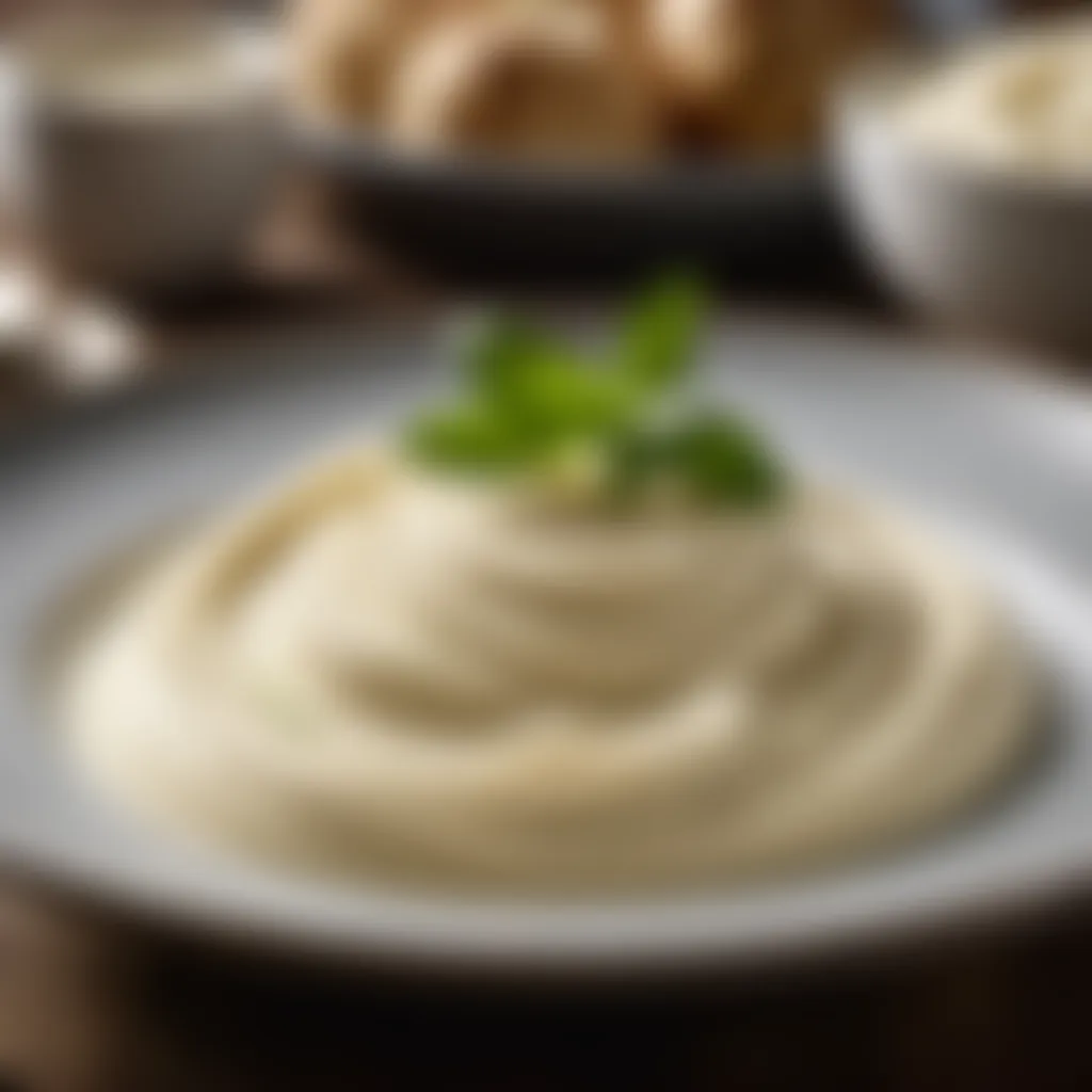 Creamy celeriac puree