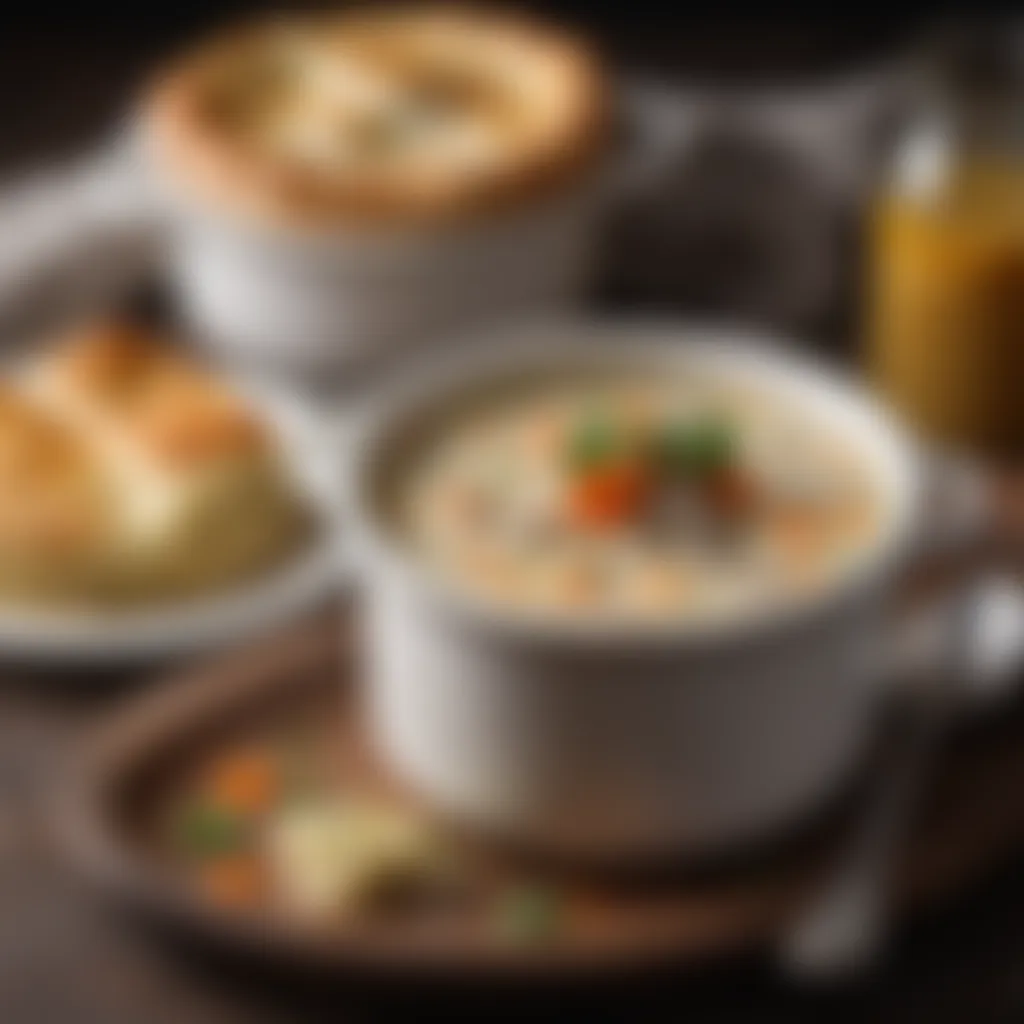 Creamy Chicken Pot Pie Soup Velouté