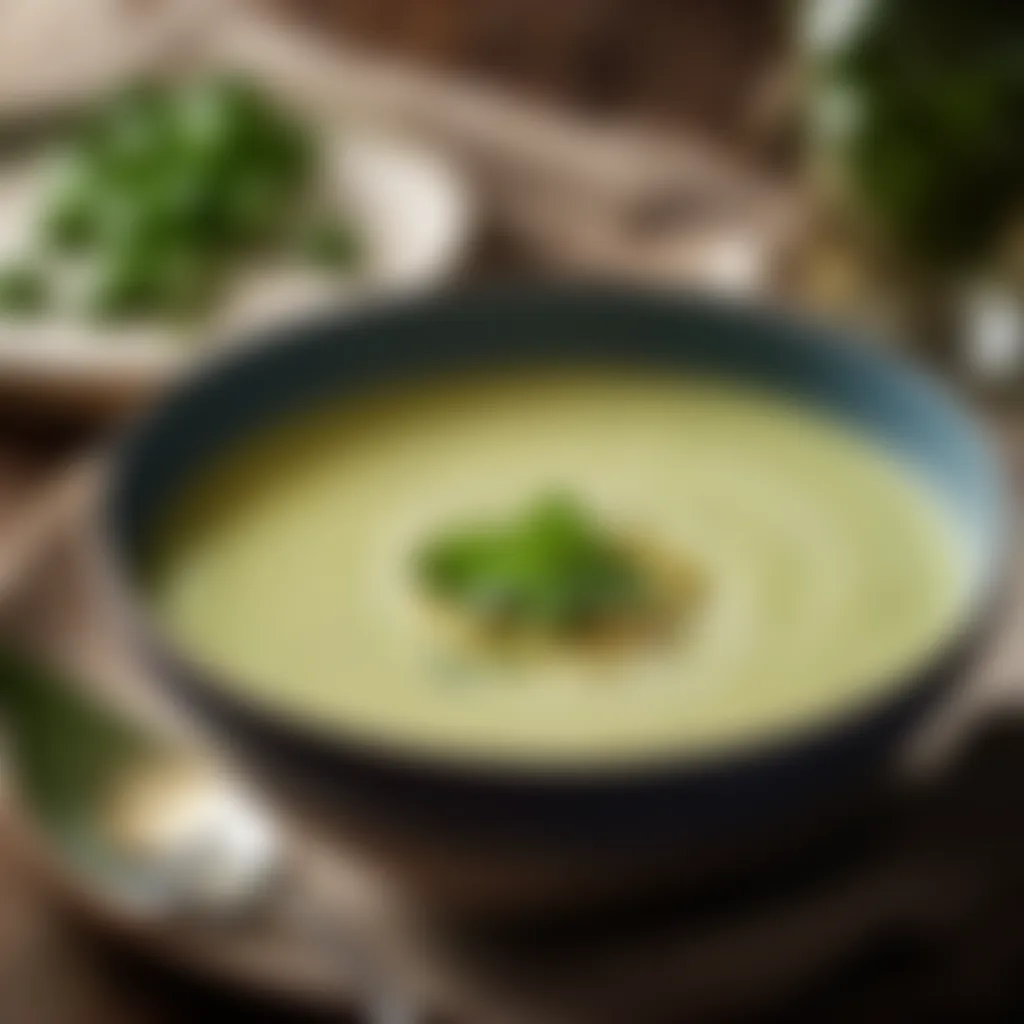 Creamy Courgette Soup