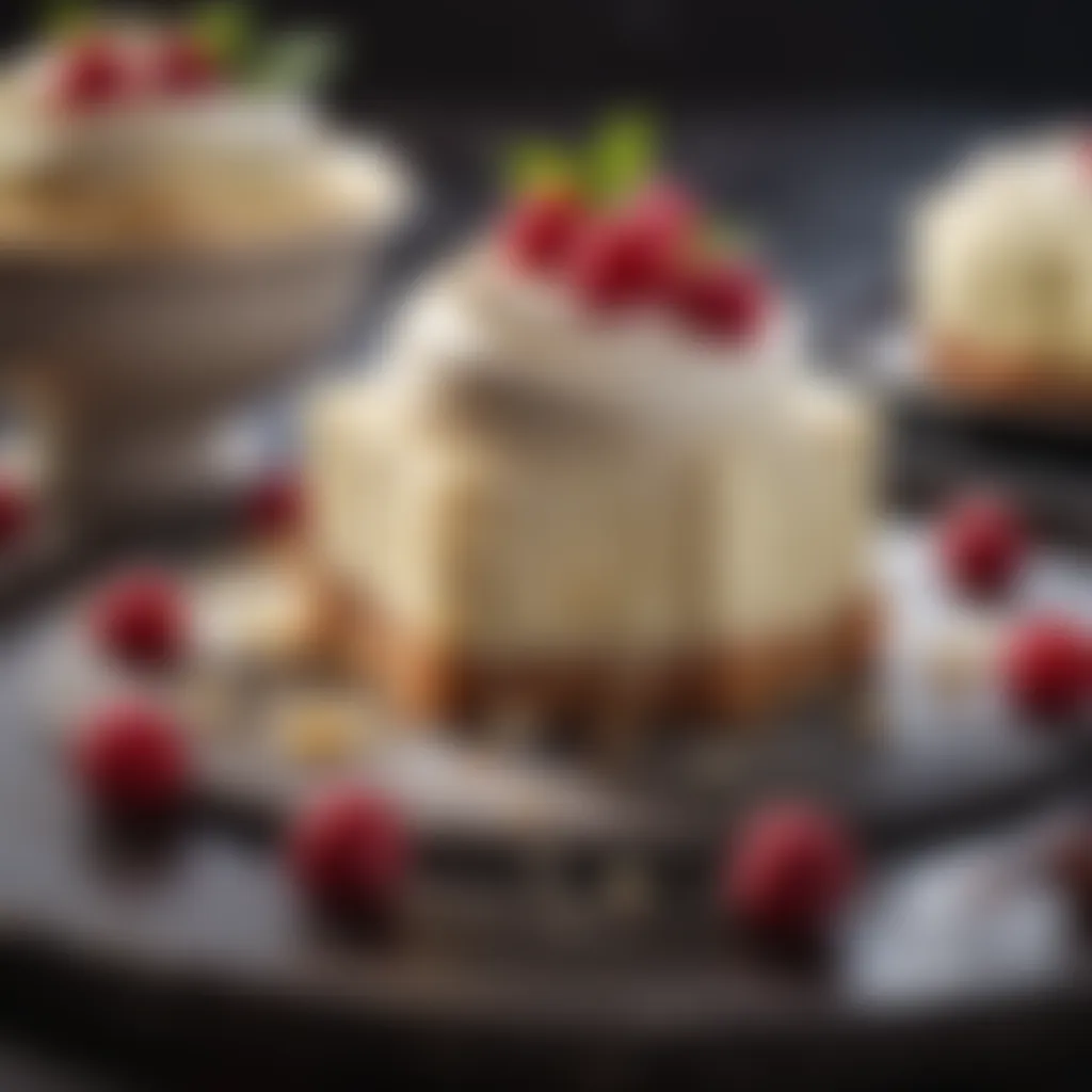 Divine Creamy Indulgence Creamy and dreamy indulgent dessert for a divine experience
