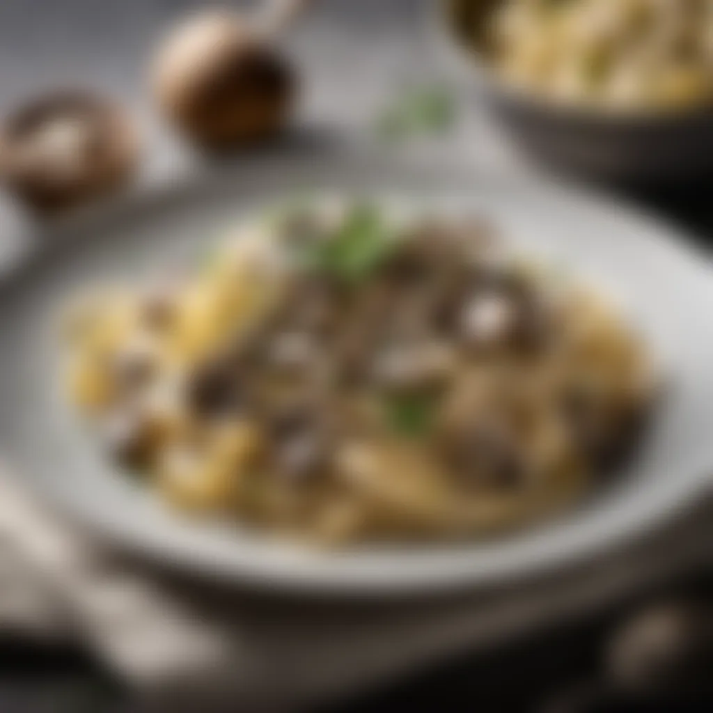 Creamy Mushroom Fettuccine