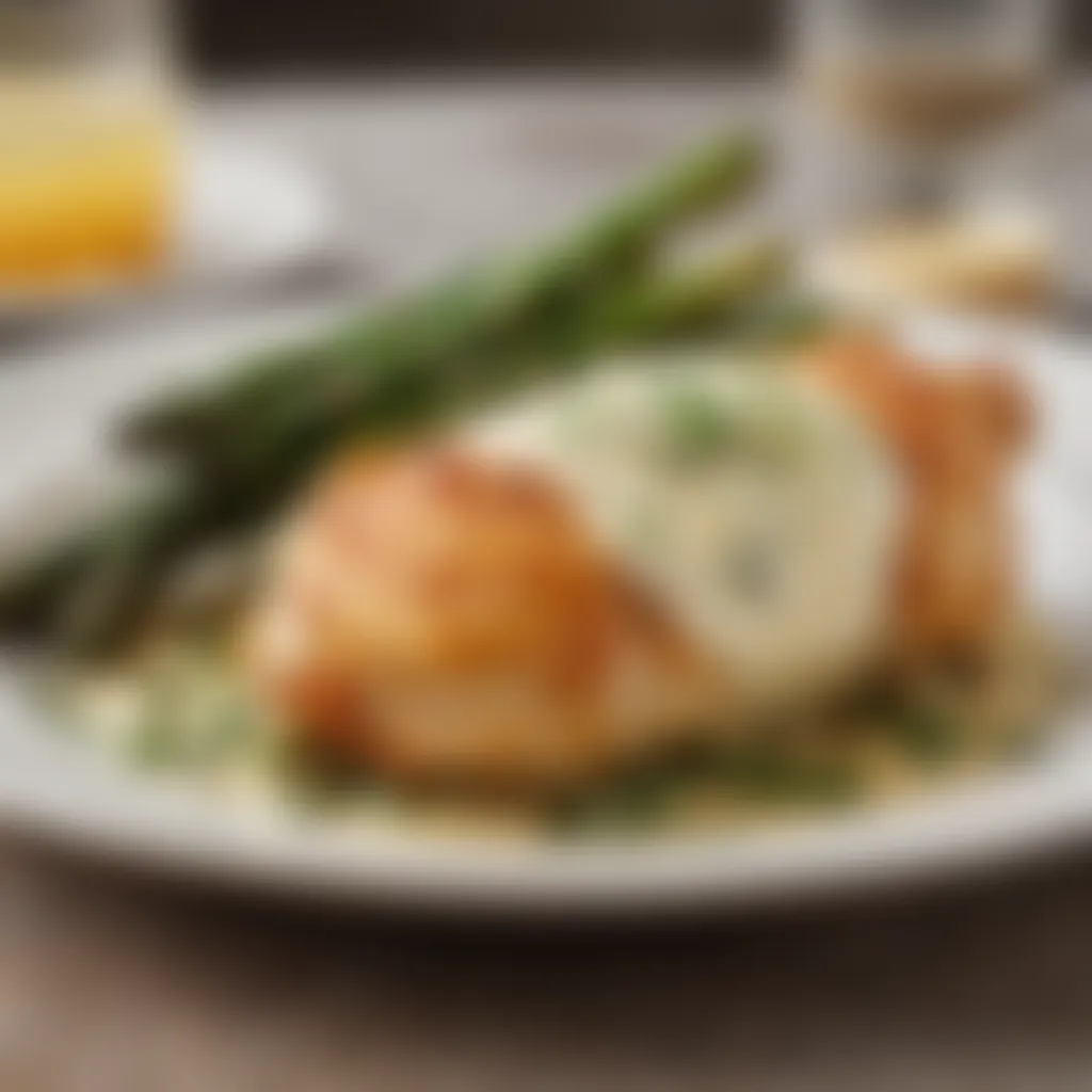 Creamy Parmesan Asparagus Stuffed Chicken