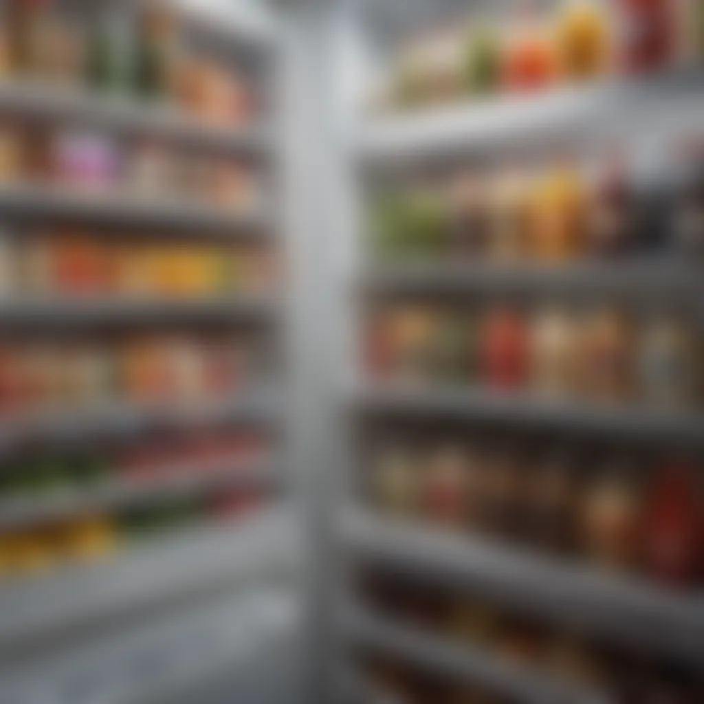 A well-stocked refrigerator showcasing a range of ingredients ready for meal creation.